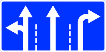 5.15.1 направления движения по полосам - Дорожные знаки - Знаки особых предписаний - ohrana.inoy.org