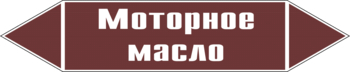 Маркировка трубопровода "моторное масло" (пленка, 507х105 мм) - Маркировка трубопроводов - Маркировки трубопроводов "ЖИДКОСТЬ" - ohrana.inoy.org