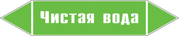 Маркировка трубопровода "чистая вода" (пленка, 126х26 мм) - Маркировка трубопроводов - Маркировки трубопроводов "ВОДА" - ohrana.inoy.org